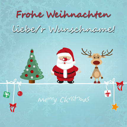 "Frohe Weihnachten..." Lied als MP3-Download